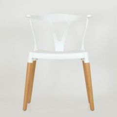 Стул Barneo N-218 Wishbone интерьерный кухонный белый в Югорске - yugorsk.mebel24.online | фото 3