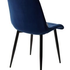 Стул CHIC BLUVEL-86 NAVY BLUE / черный каркас М-City в Югорске - yugorsk.mebel24.online | фото 3