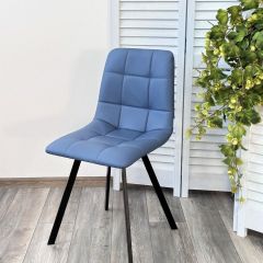 Стул CHILLI-Q SQUARE Oracul 795 Синий, экокожа PU / черный каркас, М-City в Югорске - yugorsk.mebel24.online | фото 6