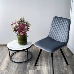 Стул DAIQUIRI BLUVEL-06 BLUE, велюр М-City в Югорске - yugorsk.mebel24.online | фото 3
