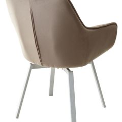 Стул MAVERICK 360 град. поворот. BLUVEL-40 BEIGE/ белый каркас, М-City в Югорске - yugorsk.mebel24.online | фото 9