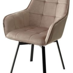 Стул MAVERICK 360 град. поворот. BLUVEL-40 BEIGE/ черный каркас, М-City в Югорске - yugorsk.mebel24.online | фото
