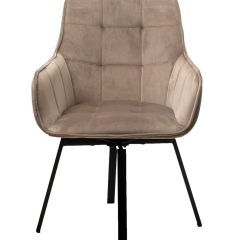 Стул MAVERICK 360 град. поворот. BLUVEL-40 BEIGE/ черный каркас, М-City в Югорске - yugorsk.mebel24.online | фото 3