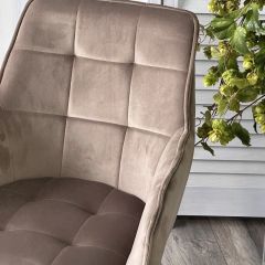 Стул MAVERICK 360 град. поворот. BLUVEL-40 BEIGE/ черный каркас, М-City в Югорске - yugorsk.mebel24.online | фото 6