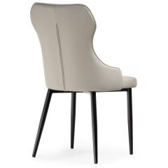 Стул на металлокаркасе Neli beige / black в Югорске - yugorsk.mebel24.online | фото 7