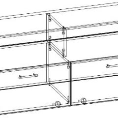 СОНАТА Тумба малая ТМС-1200 (Дуб сонома/Дуб сакраменто) в Югорске - yugorsk.mebel24.online | фото 2
