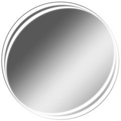 Зеркало Берг 700х700 с подсветкой Домино (GL7055Z) в Югорске - yugorsk.mebel24.online | фото