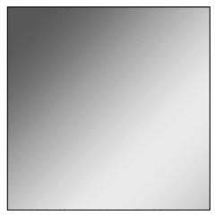 Зеркало Corsica 500х500 black без подсветки Sansa (SB1063Z) в Югорске - yugorsk.mebel24.online | фото 1