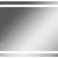 Зеркало Elis 100 white с подсветкой Sansa (SEe1045Z) в Югорске - yugorsk.mebel24.online | фото 1