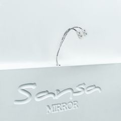 Зеркало Gia 75 white с подсветкой Sansa (SGa1044Z) в Югорске - yugorsk.mebel24.online | фото 5