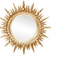 Зеркало круглое золото (1810(1) в Югорске - yugorsk.mebel24.online | фото 1