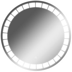 Зеркало Маскат 700х700 с подсветкой Домино (GL7057Z) в Югорске - yugorsk.mebel24.online | фото 1