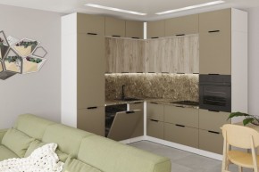 АЛЬБА Кухонный гарнитур Гранд Прайм  (2200*2500 мм) в Югорске - yugorsk.mebel24.online | фото 1