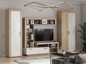 Ангара Пенал (Белый глянец/Сонома) в Югорске - yugorsk.mebel24.online | фото 3