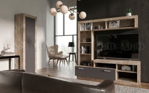 Ангара Шкаф 2-х створчатый (Графит/дуб юкон) в Югорске - yugorsk.mebel24.online | фото 3