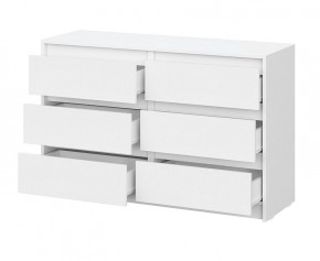 АЙДЕН КМ06-1200 Комод 6 ящиков (белый) в Югорске - yugorsk.mebel24.online | фото 2