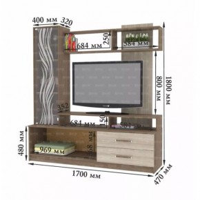 ДАРЬЯ Гостиная (Крафт серый/Крафт белый) в Югорске - yugorsk.mebel24.online | фото 8