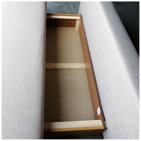 Диван-кровать Комфорт ЛАЙТ без подлокотников (2 подушки) DENIM в Югорске - yugorsk.mebel24.online | фото 3