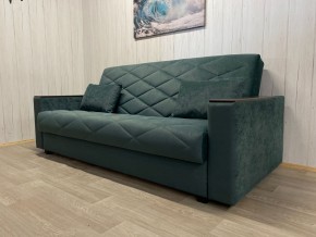 Диван Престиж-15 (НПБ+МДФ) велюр Sensey bottle green в Югорске - yugorsk.mebel24.online | фото