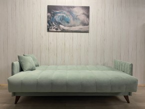 Диван Престиж-3 (НПБ) велюр Sensey mist green в Югорске - yugorsk.mebel24.online | фото 3