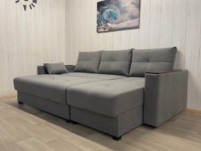 Диван угловой Комфорт-3 (НПБ+МДФ) велюр Galaxy Lite 26 в Югорске - yugorsk.mebel24.online | фото 3