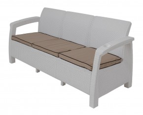 Диван Yalta Premium Sofa 3 Set (Ялта) белый (+подушки под спину) в Югорске - yugorsk.mebel24.online | фото