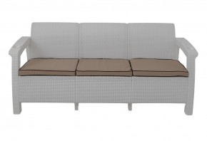 Диван Yalta Premium Sofa 3 Set (Ялта) белый (+подушки под спину) в Югорске - yugorsk.mebel24.online | фото 2