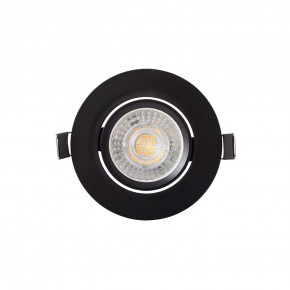 DK3020-BK Встраиваемый светильник, IP 20, 10 Вт, GU5.3, LED, черный, пластик в Югорске - yugorsk.mebel24.online | фото 1
