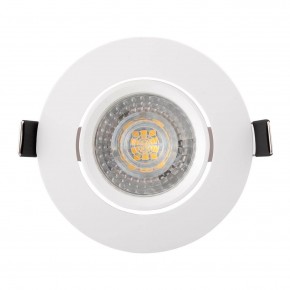 DK3020-WH Встраиваемый светильник, IP 20, 10 Вт, GU5.3, LED, белый, пластик в Югорске - yugorsk.mebel24.online | фото 1