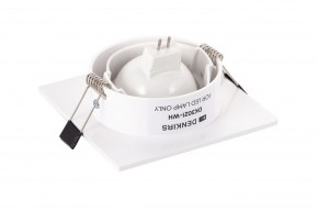 DK3021-WH Встраиваемый светильник, IP 20, 10 Вт, GU5.3, LED, белый, пластик в Югорске - yugorsk.mebel24.online | фото 3