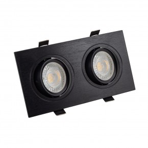DK3022-BK Встраиваемый светильник, IP 20, 10 Вт, GU5.3, LED, черный, пластик в Югорске - yugorsk.mebel24.online | фото 1