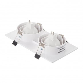 DK3022-WH Встраиваемый светильник, IP 20, 10 Вт, GU5.3, LED, белый, пластик в Югорске - yugorsk.mebel24.online | фото 3