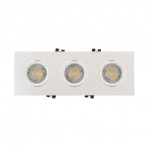 DK3023-WH Встраиваемый светильник, IP 20, 10 Вт, GU5.3, LED, белый, пластик в Югорске - yugorsk.mebel24.online | фото 1