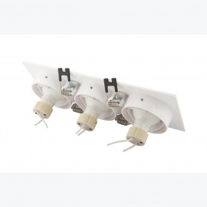 DK3023-WH Встраиваемый светильник, IP 20, 10 Вт, GU5.3, LED, белый, пластик в Югорске - yugorsk.mebel24.online | фото 4