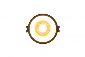 DK3026-BG Встраиваемый светильник, IP 20, 10 Вт, GU5.3, LED, черный/золотой, пластик в Югорске - yugorsk.mebel24.online | фото 1
