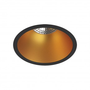 DK3026-BG Встраиваемый светильник, IP 20, 10 Вт, GU5.3, LED, черный/золотой, пластик в Югорске - yugorsk.mebel24.online | фото 2