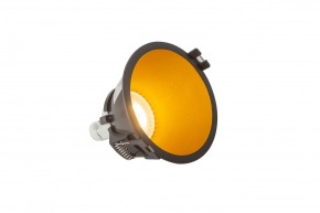 DK3026-BG Встраиваемый светильник, IP 20, 10 Вт, GU5.3, LED, черный/золотой, пластик в Югорске - yugorsk.mebel24.online | фото 3