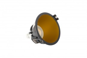 DK3026-BG Встраиваемый светильник, IP 20, 10 Вт, GU5.3, LED, черный/золотой, пластик в Югорске - yugorsk.mebel24.online | фото 4