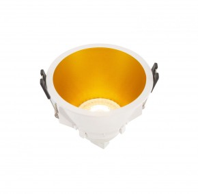 DK3026-WG Встраиваемый светильник, IP 20, 10 Вт, GU5.3, LED, белый/золотой, пластик в Югорске - yugorsk.mebel24.online | фото 3