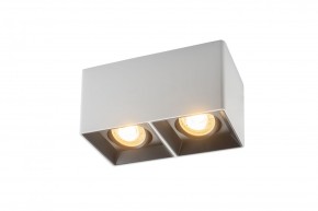 DK3035-WB Светильник накладной IP 20, 10 Вт, GU5.3, LED, белый/черный, пластик в Югорске - yugorsk.mebel24.online | фото 1