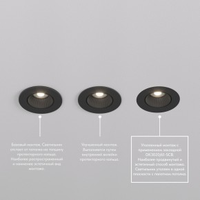 DK3061-BBR Встраиваемый светильник, IP 20, 10 Вт, GU5.3, LED, черный/бронзовый, пластик в Югорске - yugorsk.mebel24.online | фото 4