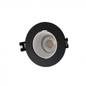 DK3061-BK+WH Встраиваемый светильник, IP 20, 10 Вт, GU5.3, LED, черный/белый, пластик в Югорске - yugorsk.mebel24.online | фото 1