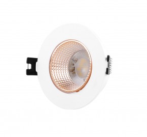 DK3061-WBR Встраиваемый светильник, IP 20, 10 Вт, GU5.3, LED, белый/бронзовый, пластик в Югорске - yugorsk.mebel24.online | фото 1