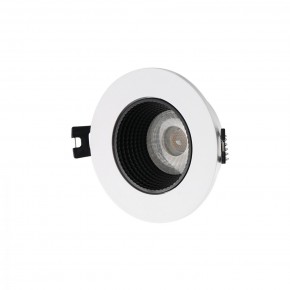 DK3061-WH+BK Встраиваемый светильник, IP 20, 10 Вт, GU5.3, LED, белый/черный, пластик в Югорске - yugorsk.mebel24.online | фото 1