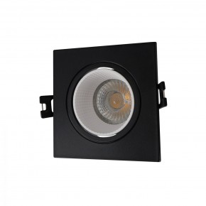 DK3071-BK+WH Встраиваемый светильник, IP 20, 10 Вт, GU5.3, LED, черный/белый, пластик в Югорске - yugorsk.mebel24.online | фото