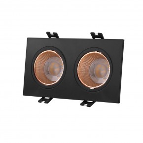 DK3072-BBR Встраиваемый светильник, IP 20, 10 Вт, GU5.3, LED, черный/бронзовый, пластик в Югорске - yugorsk.mebel24.online | фото 1
