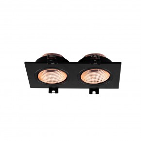 DK3072-BBR Встраиваемый светильник, IP 20, 10 Вт, GU5.3, LED, черный/бронзовый, пластик в Югорске - yugorsk.mebel24.online | фото 2