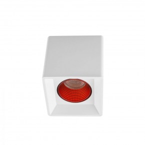 DK3080-WH+RD Светильник накладной IP 20, 10 Вт, GU5.3, LED, белый/красный, пластик в Югорске - yugorsk.mebel24.online | фото 1