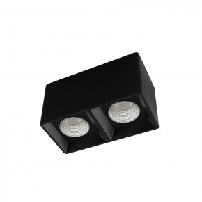 DK3085-BK+CH Светильник накладной IP 20, 10 Вт, GU5.3, LED, черный/хром, пластик в Югорске - yugorsk.mebel24.online | фото 1