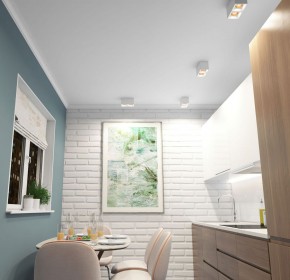 DK3085-WH+BR Светильник накладной IP 20, 10 Вт, GU5.3, LED, белый/бронзовый, пластик в Югорске - yugorsk.mebel24.online | фото 2